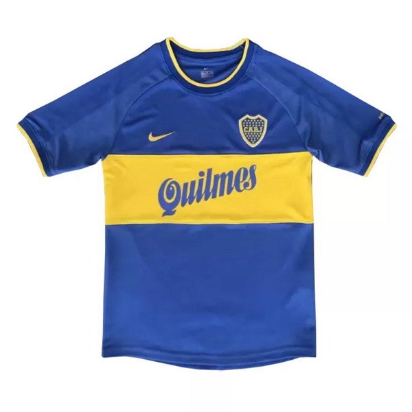 Camiseta Boca Juniors Primera Equipación Retro 2000 Azul